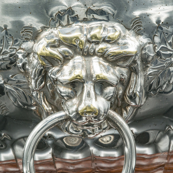 Antique Presentation Bowl, English, Silver Plate, Ice Bucket, Cooler, Edwardian