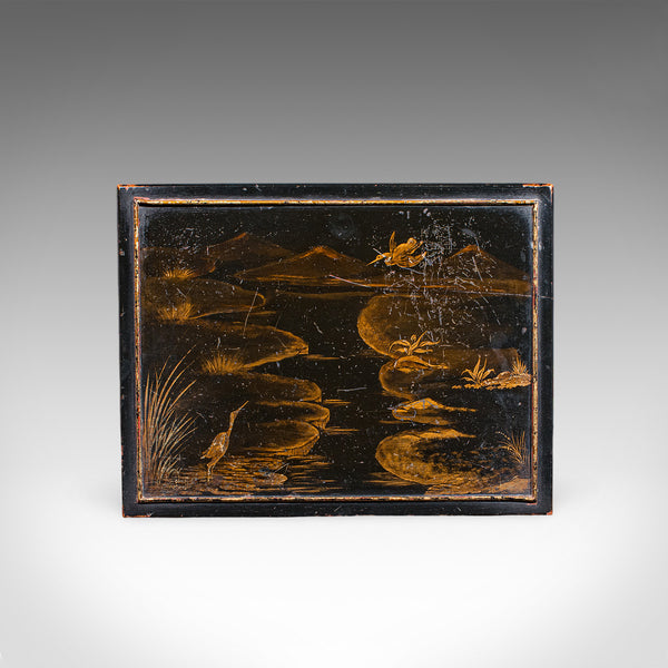 Antique Nesting Table Trio, English, Japanned, Occasional, Waring & Gillow, 1910