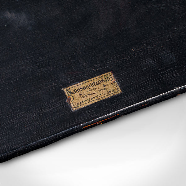 Antique Nesting Table Trio, English, Japanned, Occasional, Waring & Gillow, 1910