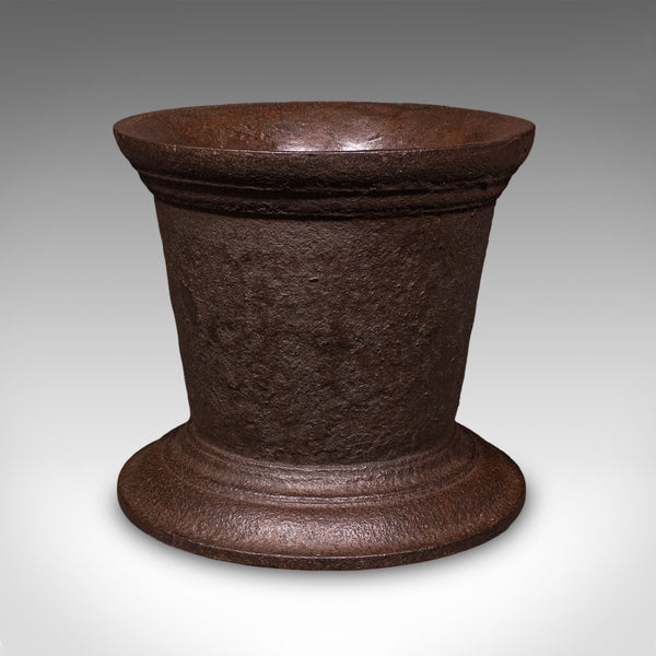 Huge 140 LB Antique Dye Maker's First Stage Mortar & Pestle, English, Georgian