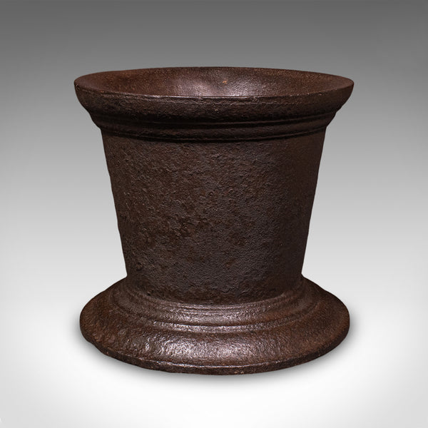 Huge 140 LB Antique Dye Maker's First Stage Mortar & Pestle, English, Georgian