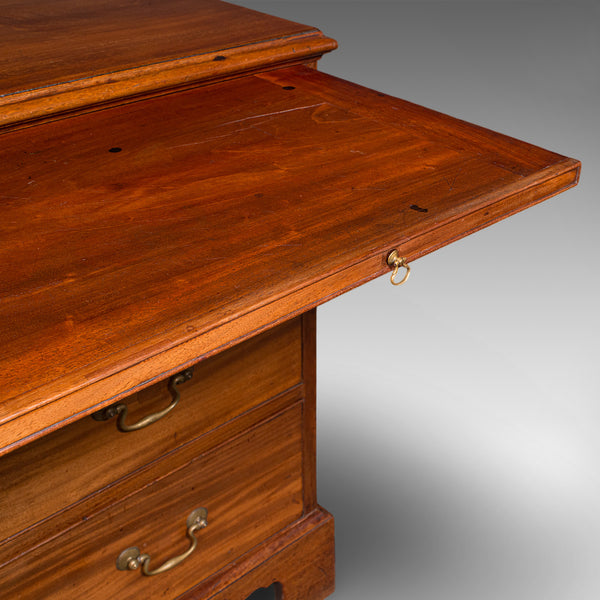 Antique Bachelor's Chest of Drawers, English, Master Bedroom Tallboy, Georgian