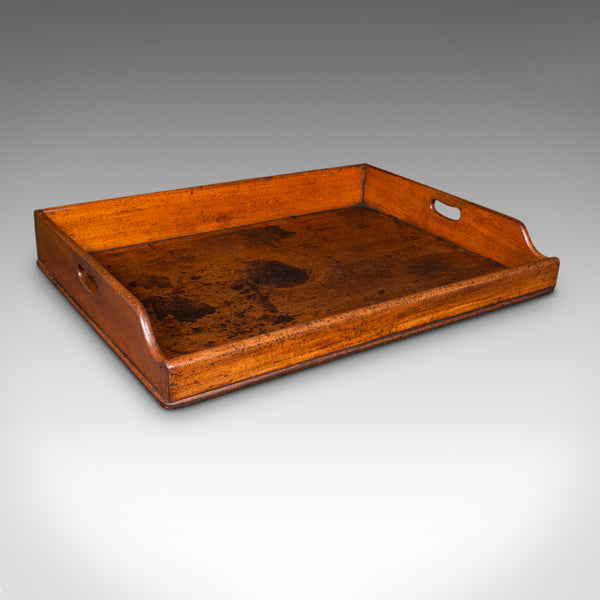 Antique Butler's Serving Tray on Stand, English Country House, Folding, Georgian