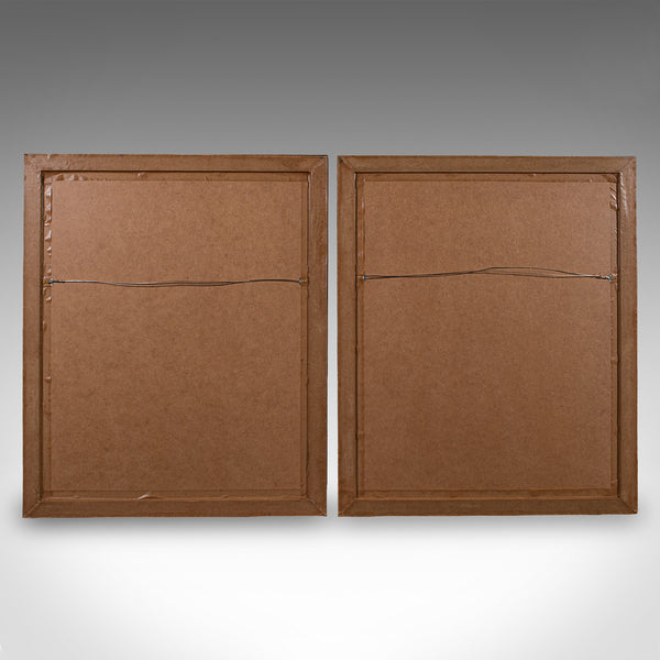 Pair of Antique Animal Portraits, French, Framed Pictures, Natural Art, Georgian