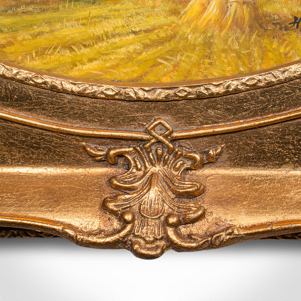 Vintage Landscape Painting, English School, Art, Countryside Picture, Circa 1950