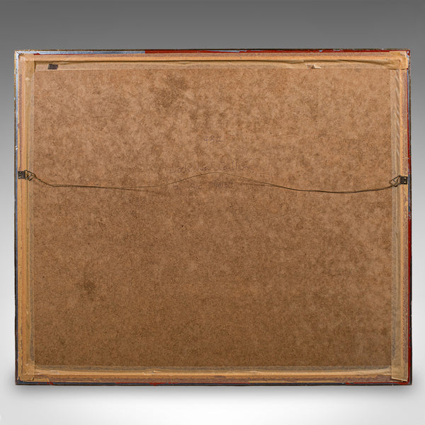 Antique Loch Landscape Painting, Scottish, Watercolour Art, Highlands Picture