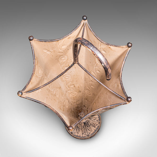 Vintage Umbrella Stand, English, Art Nouveau Revival, Entrance Hall Drip Tray