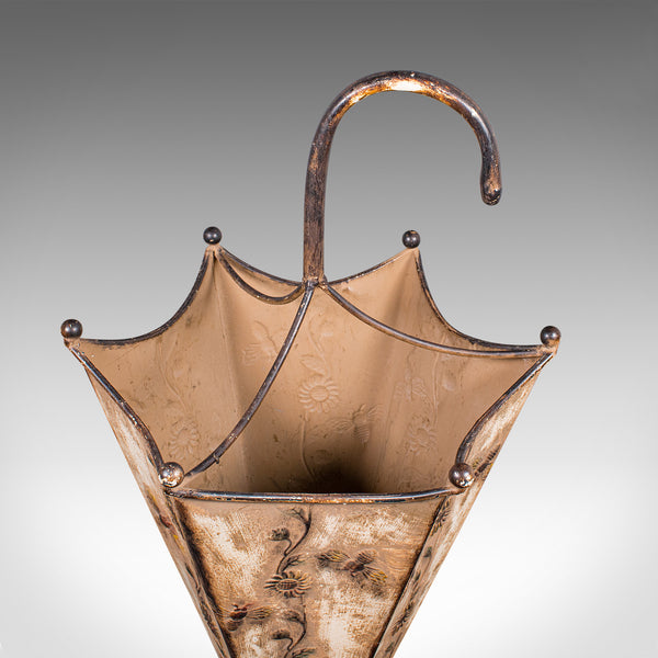 Vintage Umbrella Stand, English, Art Nouveau Revival, Entrance Hall Drip Tray