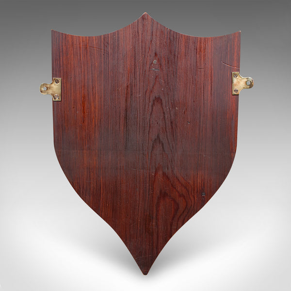Antique Equestrian Yard Hanging Shield, Scottish, Beech, Tack Plaque, Victorian