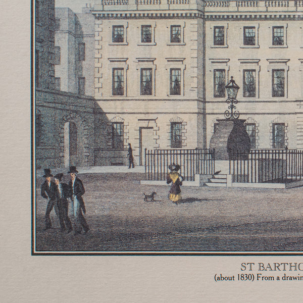 Antique Hospital Picture, St Barts, London, Engraving, Art, Medical, Victorian