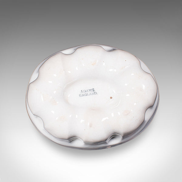 Set of 3 Antique Jelly Moulds, English, Ceramic, Kitchen Accessory, Victorian