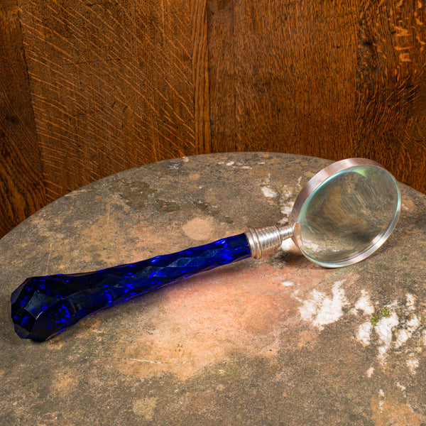 Antique Scholar's Magnifying Glass, French, Sewing, Library Magnifier, Edwardian