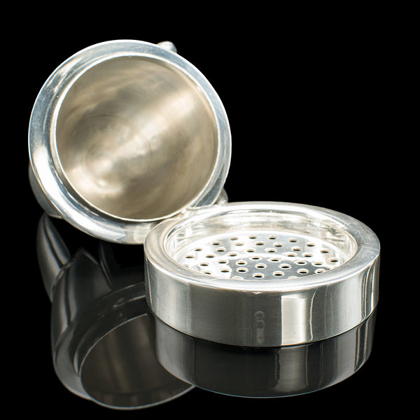 Vintage Polar Bear Cocktail Shaker, American, Silver Plate, Bar Mixer, Art Deco