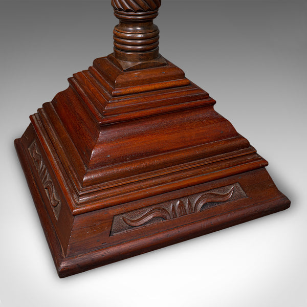 Pair of Large Antique Torchiere, English, Country House, Bust Stands, Victorian