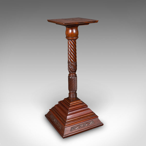 Pair of Large Antique Torchiere, English, Country House, Bust Stands, Victorian