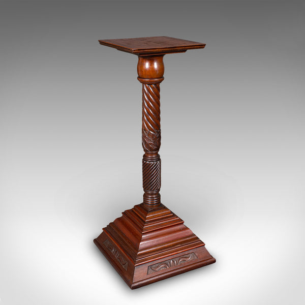 Pair of Large Antique Torchiere, English, Country House, Bust Stands, Victorian