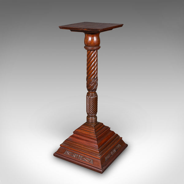 Pair of Large Antique Torchiere, English, Country House, Bust Stands, Victorian