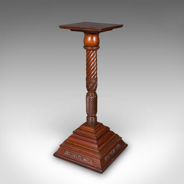 Pair of Large Antique Torchiere, English, Country House, Bust Stands, Victorian