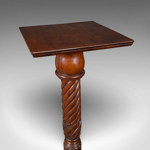 Pair of Large Antique Torchiere, English, Country House, Bust Stands, Victorian