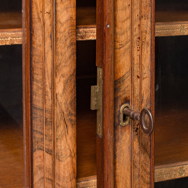 Antique Pianist's Lounge Server, English, Burr Walnut, Music Cabinet, Victorian