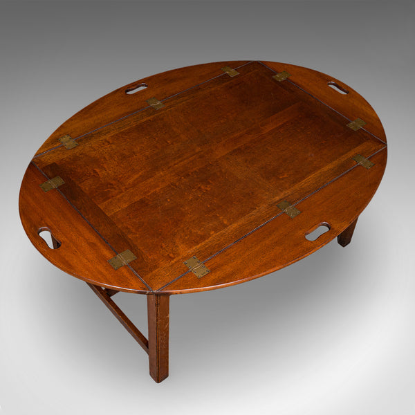 Large Vintage Butler's Tray Table, English, Serving Stand, Art Deco, Circa 1930