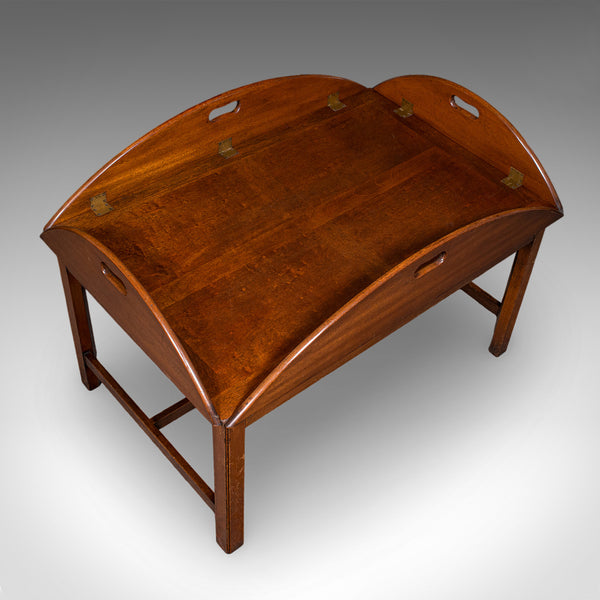 Large Vintage Butler's Tray Table, English, Serving Stand, Art Deco, Circa 1930