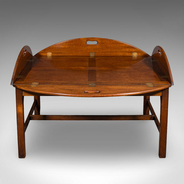 Large Vintage Butler's Tray Table, English, Serving Stand, Art Deco, Circa 1930