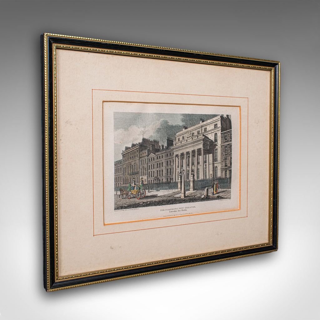 Antique Hospital Picture, Lincoln's Inn Fields, London, Art, Medical, Victorian