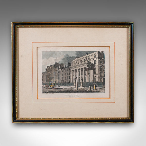 Antique Hospital Picture, Lincoln's Inn Fields, London, Art, Medical, Victorian