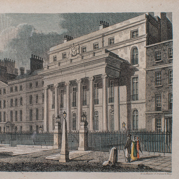 Antique Hospital Picture, Lincoln's Inn Fields, London, Art, Medical, Victorian