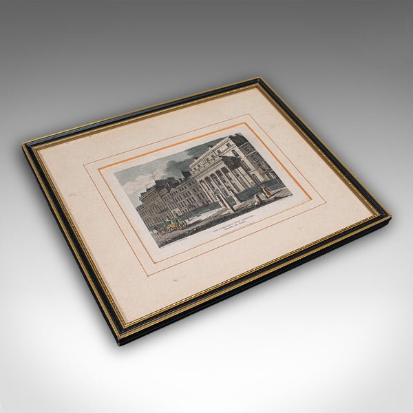 Antique Hospital Picture, Lincoln's Inn Fields, London, Art, Medical, Victorian