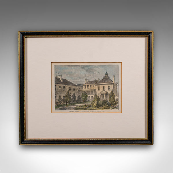 Antique Surgeon Square Picture, Edinburgh, Art, Medical Interest, Late Victorian