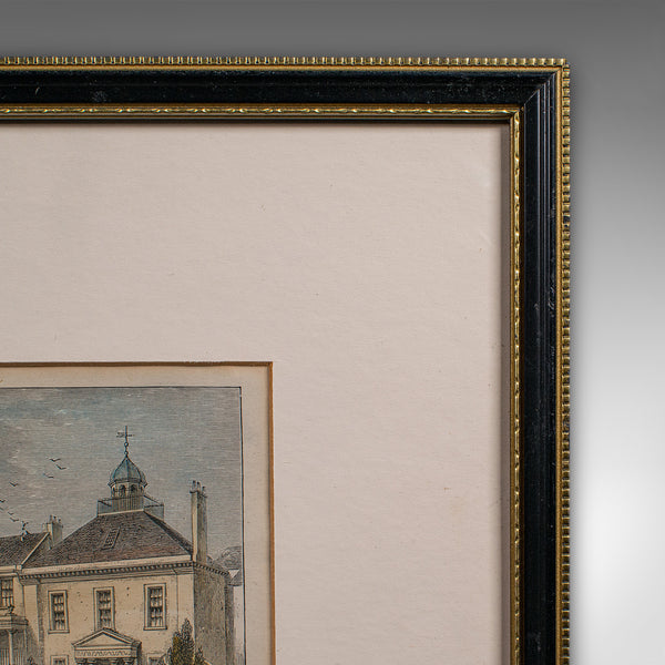 Antique Surgeon Square Picture, Edinburgh, Art, Medical Interest, Late Victorian