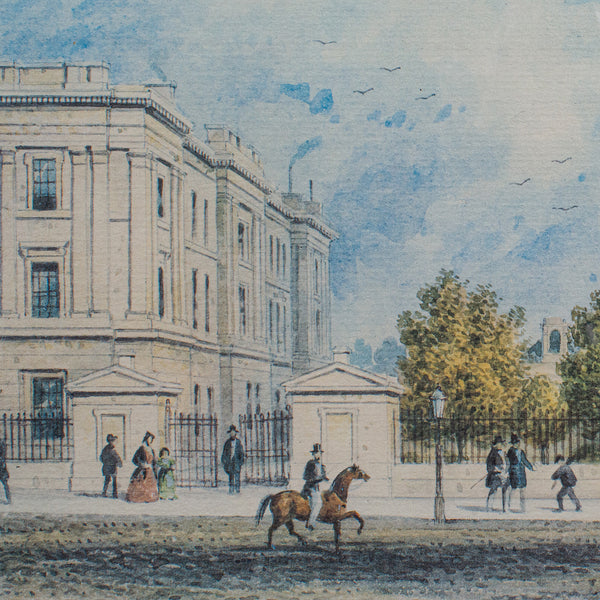 Antique Hospital Picture, St Thomas' London, Engraving, Art, Medical, Victorian