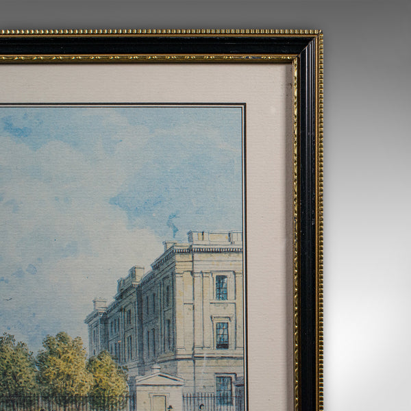 Antique Hospital Picture, St Thomas' London, Engraving, Art, Medical, Victorian