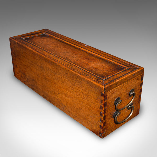 Antique Wine Bottle Presentation Case, English, Champagne Magnum Box, Regency