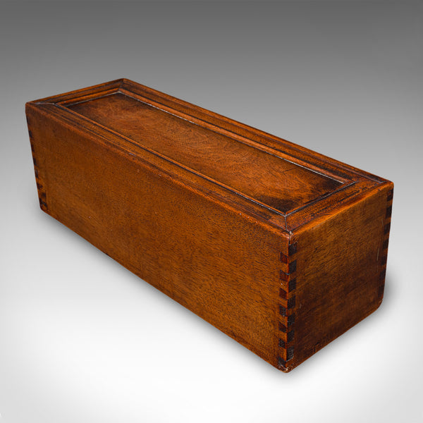 Antique Wine Bottle Presentation Case, English, Champagne Magnum Box, Regency