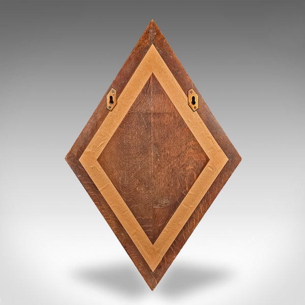 Antique 4 Strike Palazzo Wall Chime, Italian, Brass, Oak, Dinner Gong, Victorian