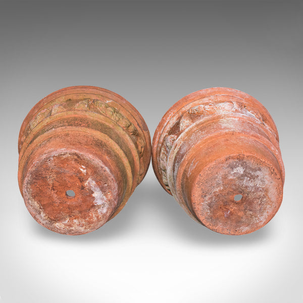 Pair of Vintage Patio Jardiniere, English, Terracotta, Veranda Planter Pot, 1960