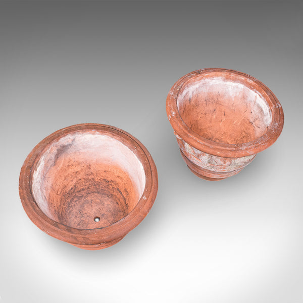 Pair of Vintage Patio Jardiniere, English, Terracotta, Veranda Planter Pot, 1960