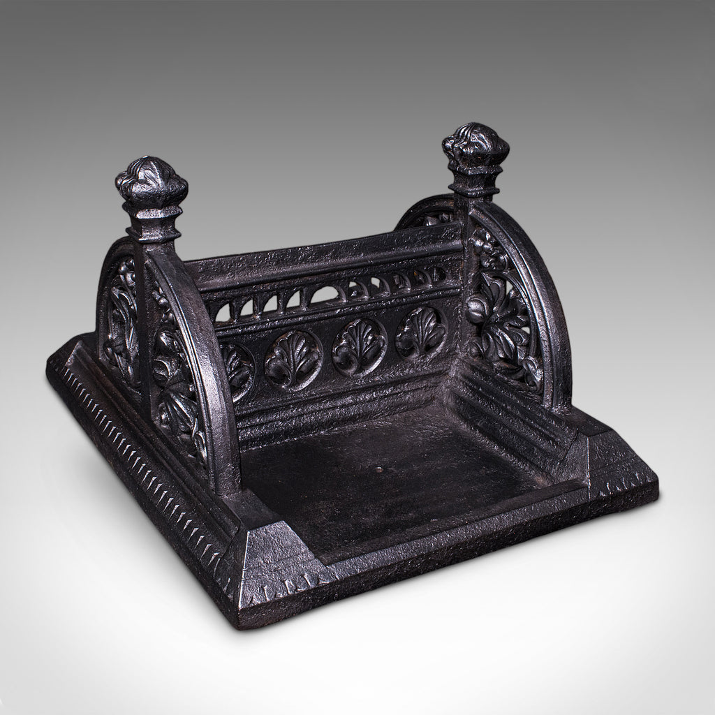 Antique Townhouse Boot Scraper, English, Cast Iron, Shoe Pull, Late Victorian