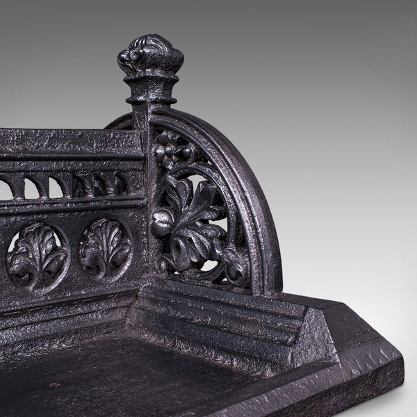 Antique Townhouse Boot Scraper, English, Cast Iron, Shoe Pull, Late Victorian