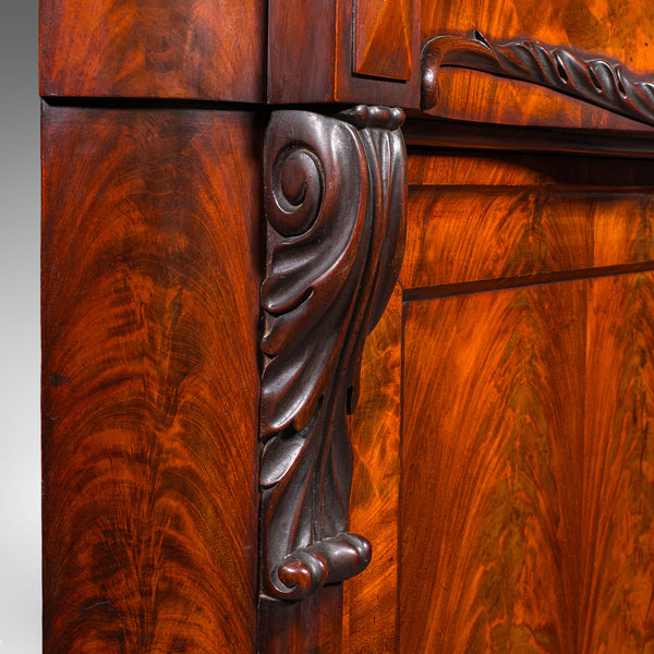 Large Antique Corner Cabinet, English, Free-standing, Cupboard, High Victorian