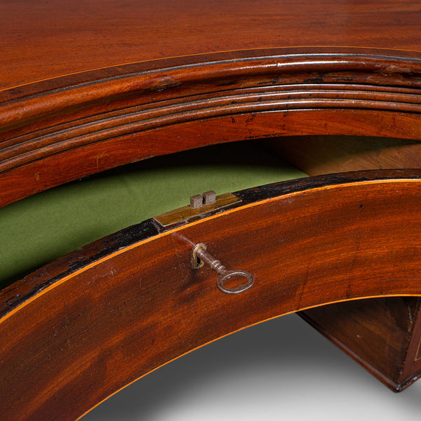 Tall Antique Architect's Riser Desk, English, Metamorphic, Cartographer, Regency