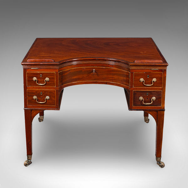 Tall Antique Architect's Riser Desk, English, Metamorphic, Cartographer, Regency