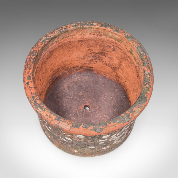 Vintage Patio Jardiniere Pot, Italian, Terracotta, Garden Planter, Veranda, 1970