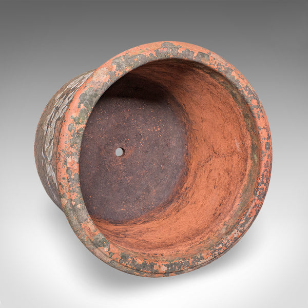 Vintage Patio Jardiniere Pot, Italian, Terracotta, Garden Planter, Veranda, 1970