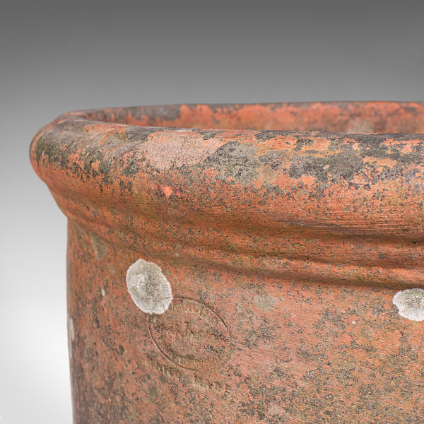 Vintage Patio Jardiniere Pot, Italian, Terracotta, Garden Planter, Veranda, 1970
