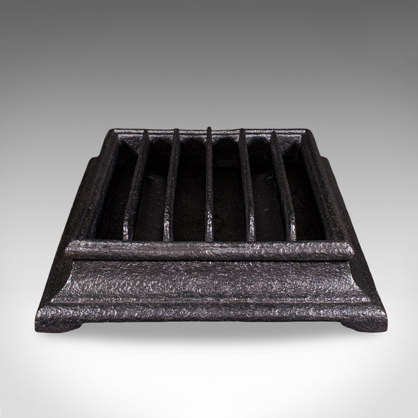 Antique Town House Boot Cleaner, English, Iron, Shoe Scraper Grate, Victorian