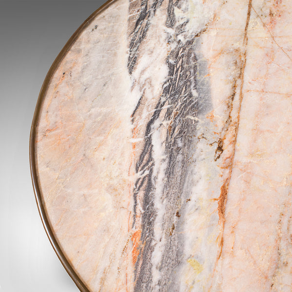 Antique Lounge Side Table, Italian, Marble, Wine, Occasional, Victorian, C.1900